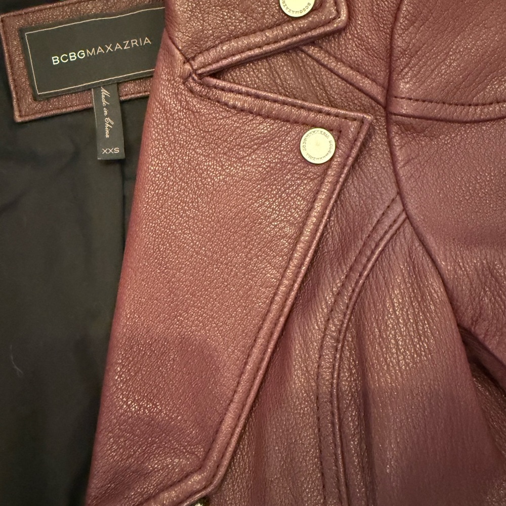Bcbg Leather Jacket - image 4